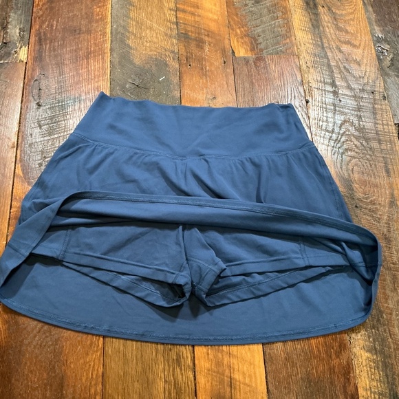 Lululemon Pace Rival Skort Navy Blue Athletic Skort Size 12 - Picture 3 of 7
